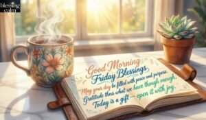 Good Morning Friday Blessings