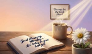 Good Morning Monday Blessings