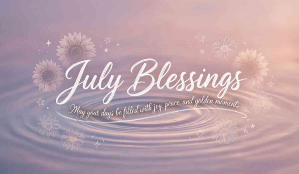 July Blessings Quotes