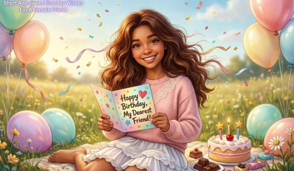 Short And Sweet Birthday Wishes For A Female Friend