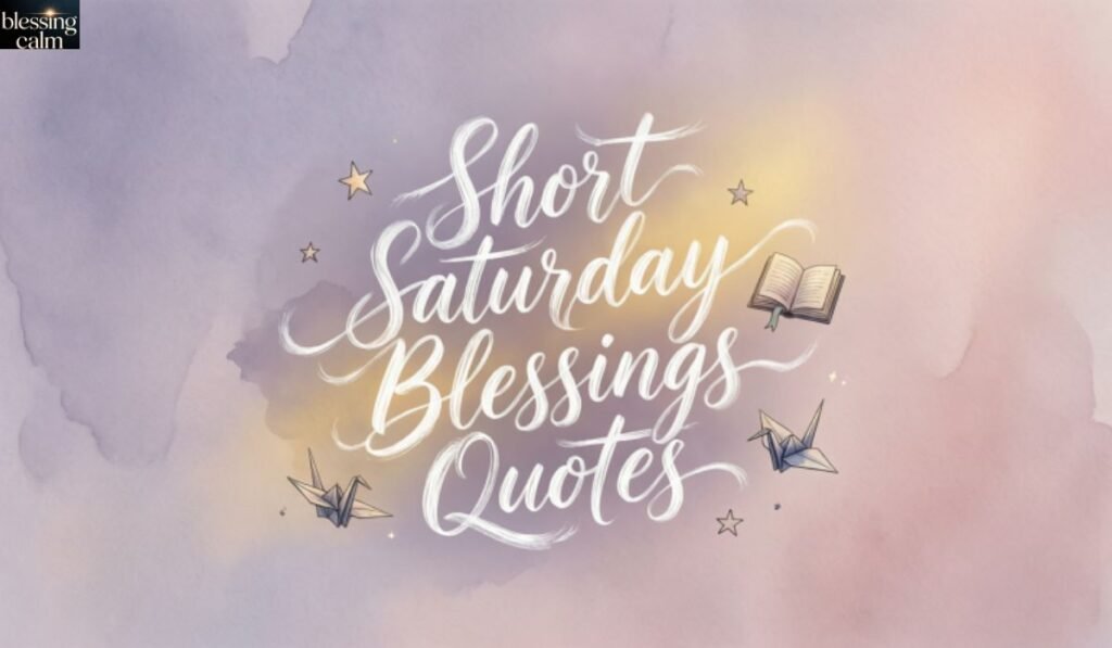 Short Saturday Blessings Quotes
