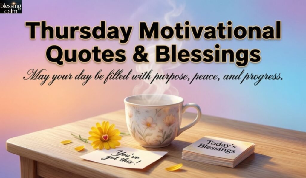 Thursday Motivational Quotes & Blessings