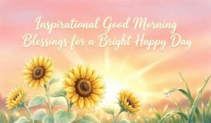 Inspirational Good Morning Blessings
