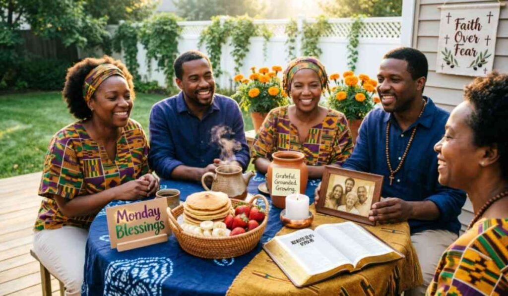 African American Monday Blessings for Friends