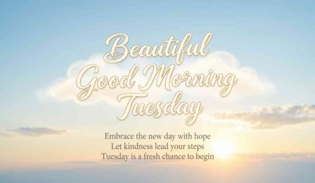 Beautiful Good Morning Tuesday Quotes
