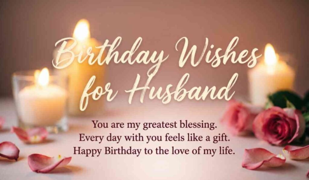 Birthday Wishes for Husband Memorable Words