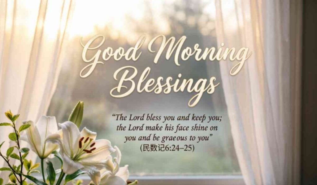 Good Morning Blessings Bible Verse