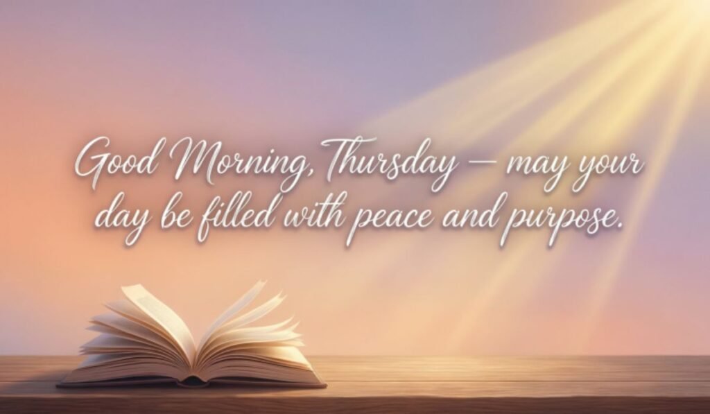 Good Morning Thursday Blessings Quotes