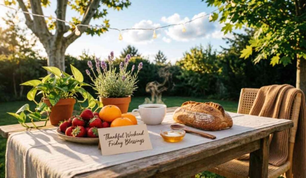 Thankful Weekend Friday Blessings